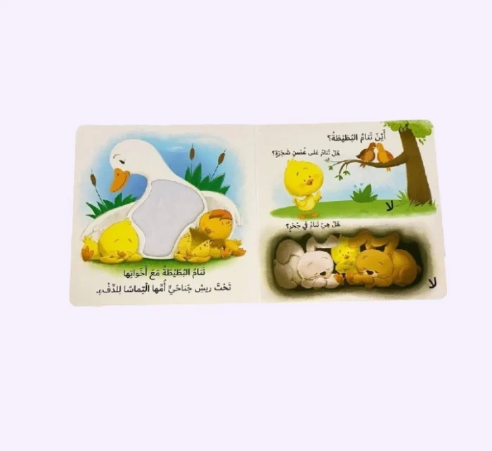 ⁦التعلم بحاسة اللمس - ما الذي تحبه البطة الصغيرة؟⁩ - الصورة ⁦4⁩