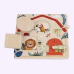 ألعاب القفل الخشبية تفتح وتغلق