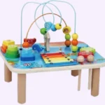 طاولة أنشطة خشبية من بيت تويز