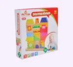 ⁦لعبة خشبية على شكل بيت⁩ - الصورة ⁦2⁩