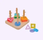 مجموعة ألعاب دوارة من الخشب الصلب