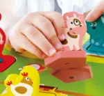 ⁦أحجية موسيقية خشبية! أصوات في المزرعة من Hape⁩ - الصورة ⁦3⁩