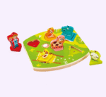 لعبة أحجية خشبية تصدر أصوات مزرعة الحيوانات من Hape