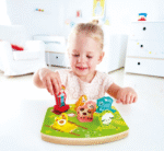 ⁦لعبة أحجية خشبية تصدر أصوات مزرعة الحيوانات من Hape⁩ - الصورة ⁦3⁩