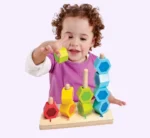 مجموعة مكعبات العد الخشبية من Hape.