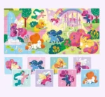 ⁦بازل للأطفال على شكل وحيد القرن من Ludattica⁩ - الصورة ⁦2⁩