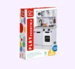 ⁦مطبخ خشبي رمادي (مع أضواء وأصوات!) من HAPE⁩ - الصورة ⁦5⁩