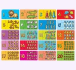 ⁦لعبة مطابقة الأرقام (1-20) من ORCHARD TOYS⁩ - الصورة ⁦4⁩