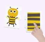 ⁦الحيوانات والأنسجة (لعبة مطابقة في بيئة مونتيسوري) من HEADU⁩ - الصورة ⁦2⁩