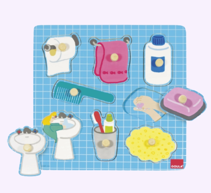 بازل حوض الاستحمام الخشبي من GOULA بازل حوض الاستحمام الخشبي من GOULA - الصورة 1