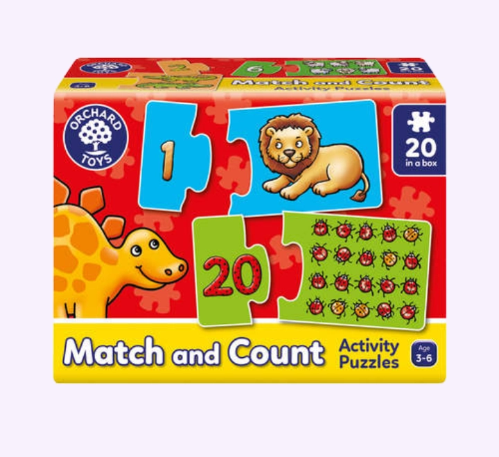 لعبة مطابقة الأرقام (1-20) من أوركارد تويز لعبة مطابقة الأرقام (1-20) من ORCHARD TOYS - الصورة 1