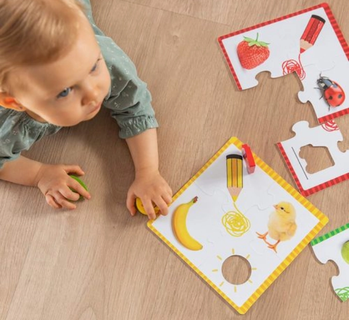 مجموعة من 6 بازل الألوان من GOULA 5 بازل ألوان من GOULA (على نمط مونتيسوري) - الصورة 1