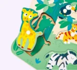 ⁦بازل الحيوانات البرية من Hape⁩ - الصورة ⁦4⁩