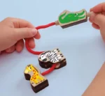 خطواتي الأولى: شك الحيوانات الخشبية من SES Creative